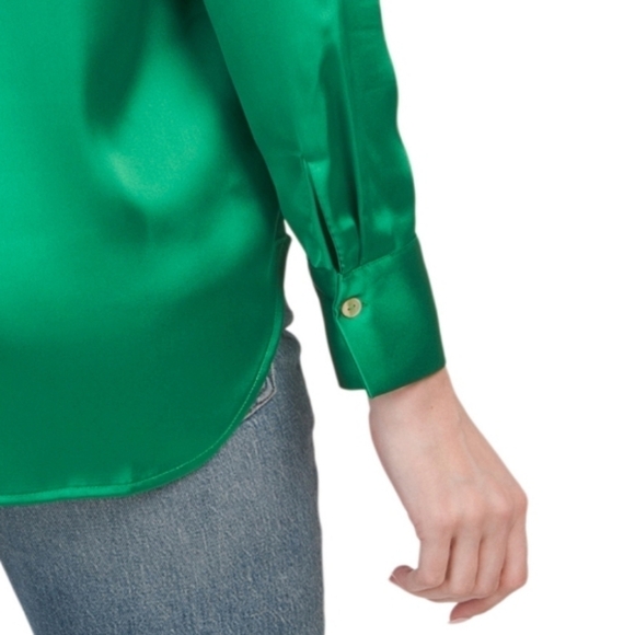 Rachel Zoe Long Sleeve Tunic Button Down Shirt - Picture 3 of 13